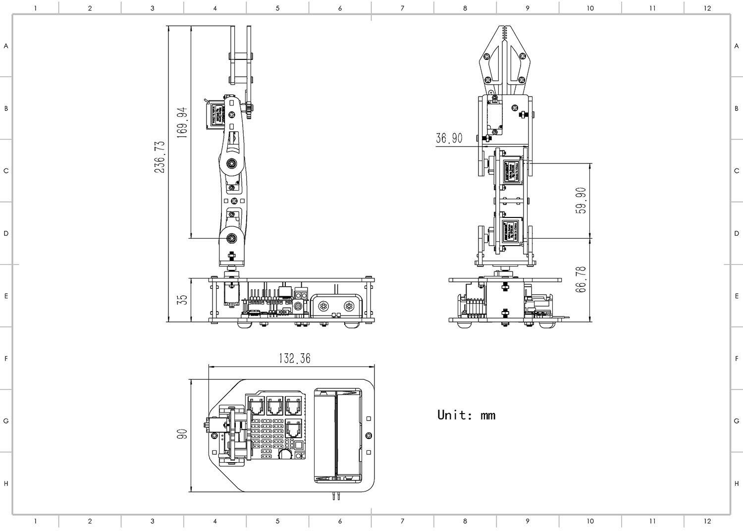 Figura 1. Dimensiones de prototipo utilizado