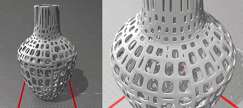 Figura 14. Modelos STL en interfaz de prototipado. Se empleó Apps Print 3D. Fuente: elaboración propia.